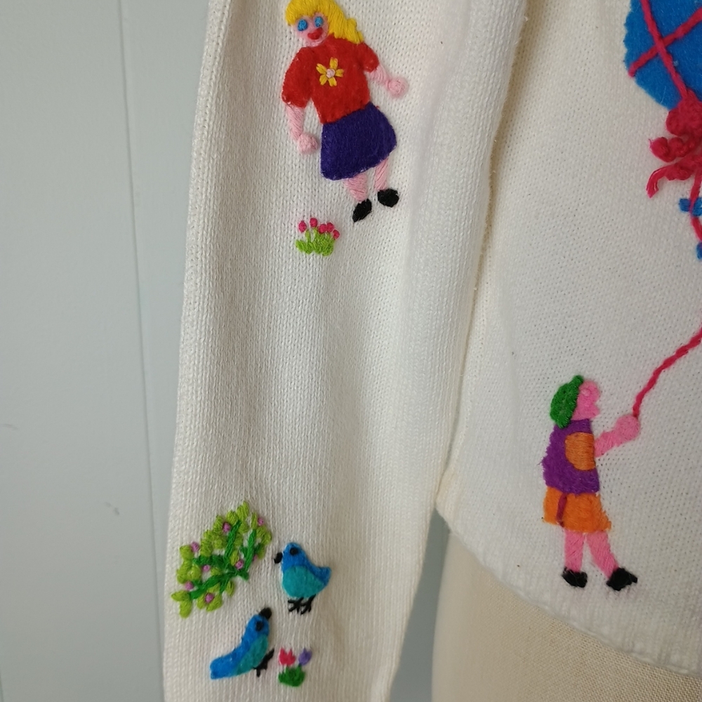 Vintage Michael Simon Outdoor Activities Women’s Small Cardigan Sweater - Picture 14 of 16